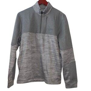 Callaway Mens Opti-Dri 1/4 Zip Pullover Jacket Gray S Polyester